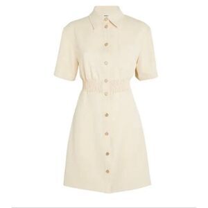 Sandro Smocked trim mini dress